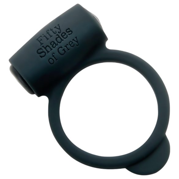 Anillo vibrador negro - 50 sombras de placer
