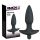 Plug anal vibrador Black Velvet - mediano