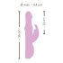 SMILE Conejito de Perlas - vibrador con perlas (rosa)