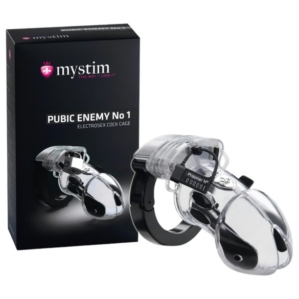 mystim Pubic Enemy No 1 - jaula electro para pene