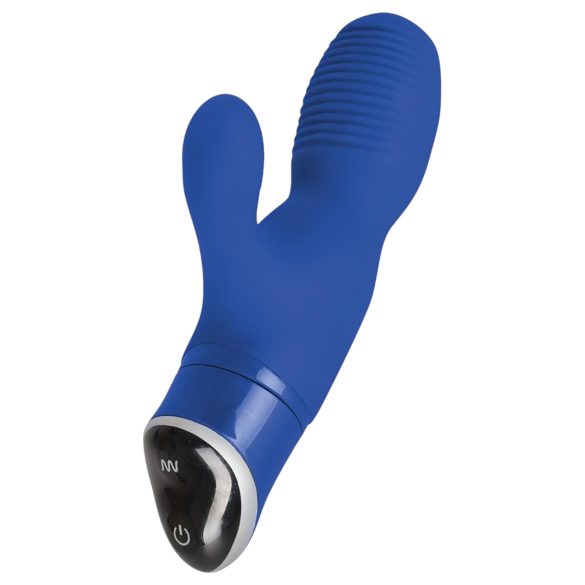 Pepper Parties Brother Louie - vibrador con brazo para clítoris - silicona azul