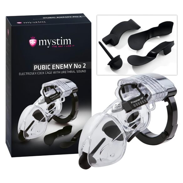 Mystim Enemigo Público No 2 - Jaula Electrostimulación para el Pene