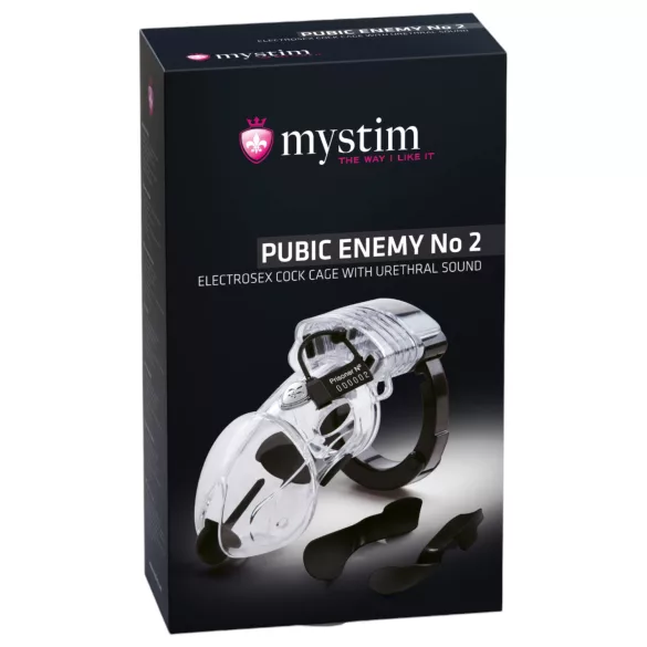 mystim Pubic Enemy No 2 - jaula electro para pene