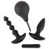 Juego de vibradores anales Black Velvet (4 piezas)