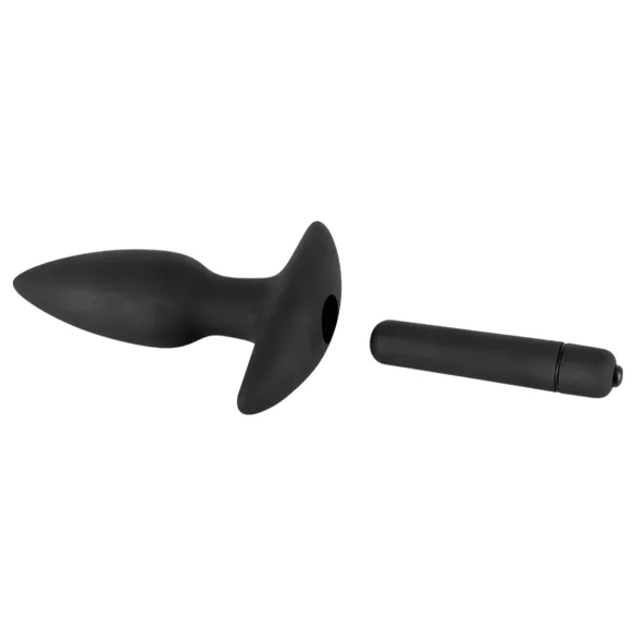 Black Velvets - kit de vibradores anales - 4 piezas - silicona negra