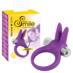 SMILE Rabbit - anillo vibrador (lila)