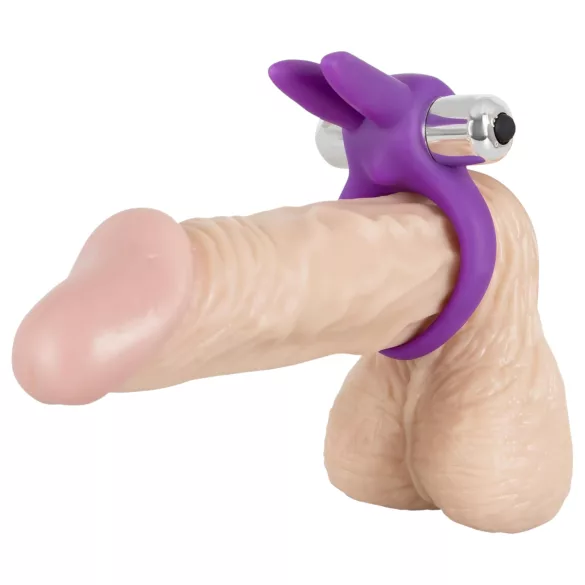 SMILE - anillo vibrador para pene con estimulador de clítoris - silicona lila