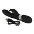 SMILE Blacky - Vibrador USB con doble motor (negro)