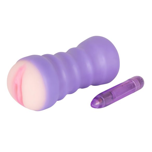 You2Toys - Masturbador vagina vibradora - silicona color natural/lila
