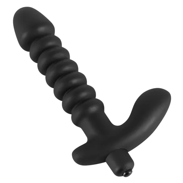Black Velvets - vibrador texturizado - silicona negra - tamaño mediano