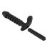 Vibrador Plegado Black Velvet - Mediano (Negro)