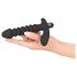 Vibrador Plegado Black Velvet - Mediano (Negro)