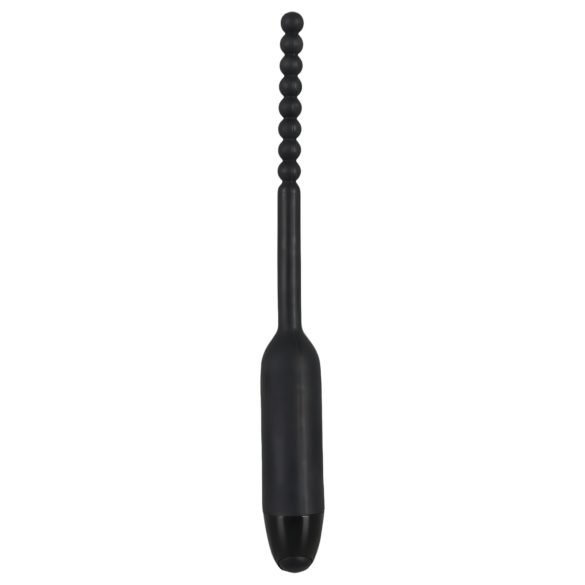 Dilatador Pearl You2Toys - Vibrador Uretral con Esferas - 0,8cm (Negro)