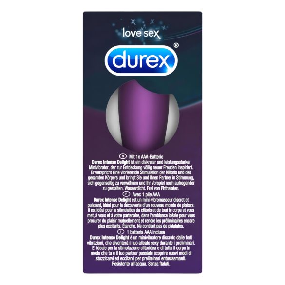 Durex Intense Delight Bullet - mini vibrador bala - lila