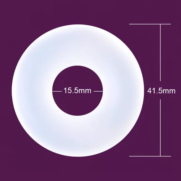 Durex Pleasure Ring - anillo para pene - estimulante - silicona transparente