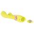 Jülie - vibrador con estimulador de clítoris (amarillo verdoso)