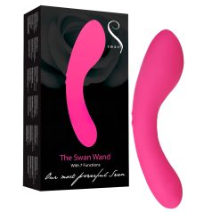 The Swan Wand - masajeador vibrador recargable (rosa)