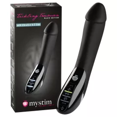   mystim Tickling Truman - vibrador electroestimulador - silicona negra