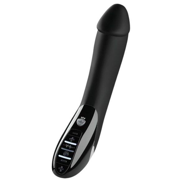 mystim Tickling Truman - vibrador electroestimulador - silicona negra