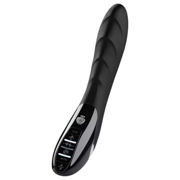 mystim Sizzling Simon - vibrador electroestimulador - silicona negra