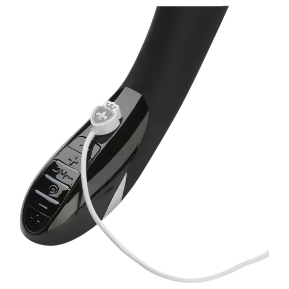 mystim Sizzling Simon - vibrador electroestimulador - silicona negra