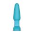 b-Vibe - vibrador anal con perlas giratorias (turquesa)