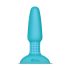b-Vibe - vibrador anal con perlas giratorias (turquesa)