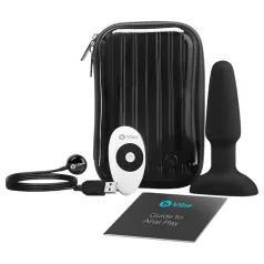   b-Vibe - Rotación con cuentas, vibrador anal recargable (negro)