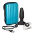 b-Vibe - Rotación con cuentas, vibrador anal recargable (negro)