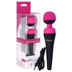 Vibrador masajeador recargable (rosa-negro)