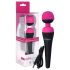Vibrador masajeador recargable (rosa-negro)
