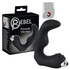 Rebel - vibrador curvado para próstata (negro) Rebel - vibrador curvado para próstata (negro)