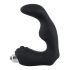 Rebel - vibrador prostático curvado - silicona negra