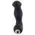 Rebel - vibrador prostático curvado - silicona negra