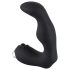 Rebel - vibrador prostático curvado - silicona negra