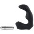Rebel - vibrador prostático curvado - silicona negra