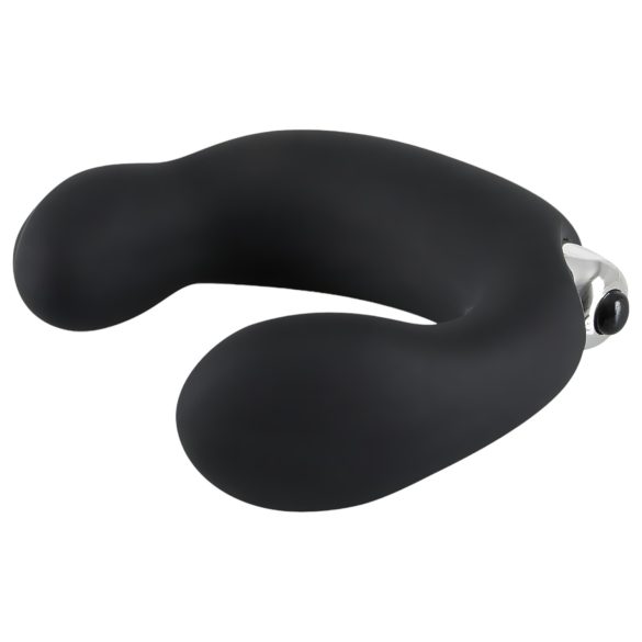 Rebel - vibrador prostático curvado - silicona negra