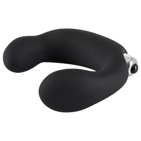Rebel - vibrador prostático curvado - silicona negra