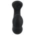 Rebel - vibrador prostático curvado - silicona negra