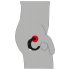 Rebel - Vibrador Curvo para Próstata (Negro)