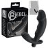 Rebel - Estimulador de próstata con vibración (negro)