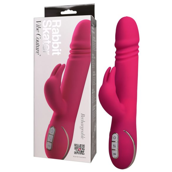 Vibe Couture Rabbit Skater - Vibrador Conejito Rosa Vibrante