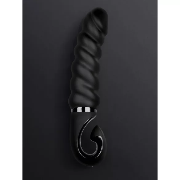 Gvibe - Vibrador recargable impermeable de silicona - negro