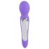 Varita SMILE - Vibrador masajeador de 2 motores (púrpura)