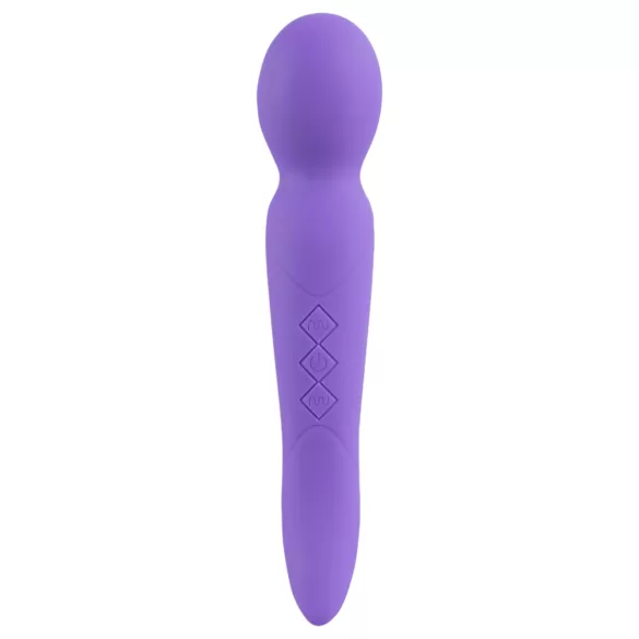 SMILE - Vibrador masajeador doble motor - silicona lila