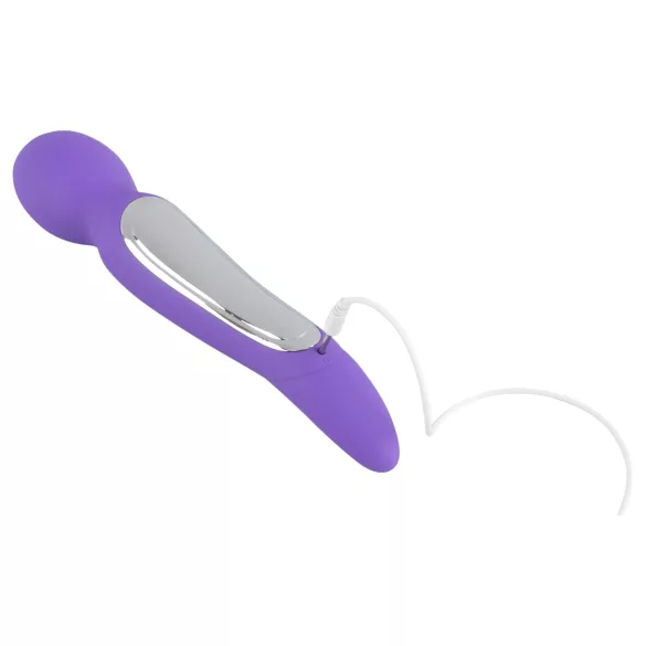 SMILE - Vibrador masajeador doble motor - silicona lila