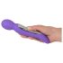 Varita SMILE - Vibrador masajeador de 2 motores (púrpura)