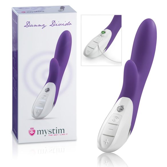 mystim Danny Divido - Estimulador de Clítoris Vibrador (Púrpura)