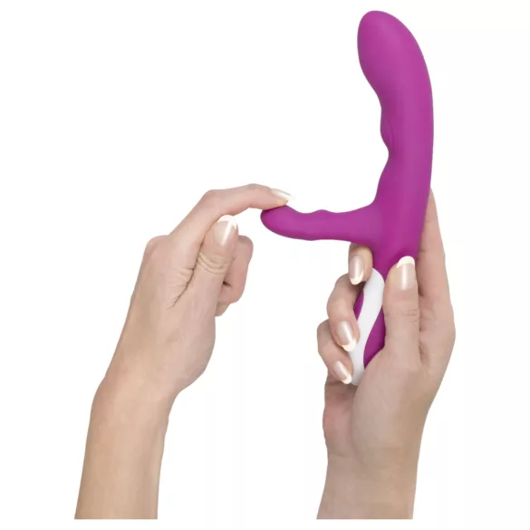 Javida - vibrador estimulador de clítoris con efecto calor (lila)