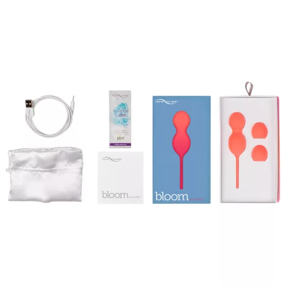 We-Vibe Bloom - bolas chinas con pesos intercambiables - silicona naranja
